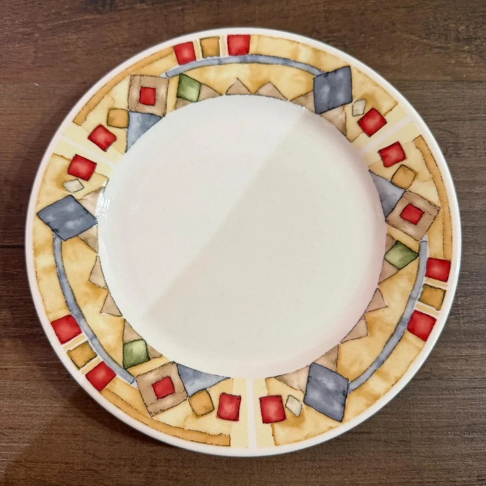 4 Sakura Bella Salad Plates Vintage Majesticware Paula Zanger, 8.25